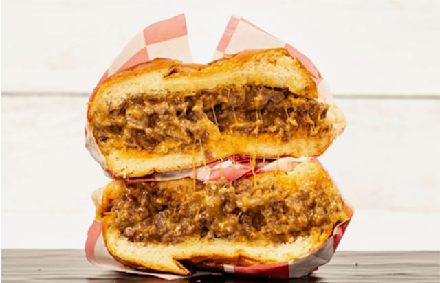 Beantown Chopped Cheese Sandwich.
