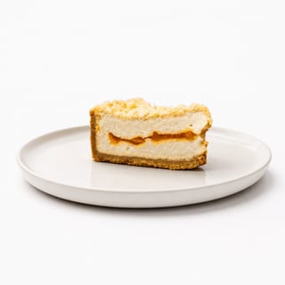 Hot Honey Peach Cheesecake