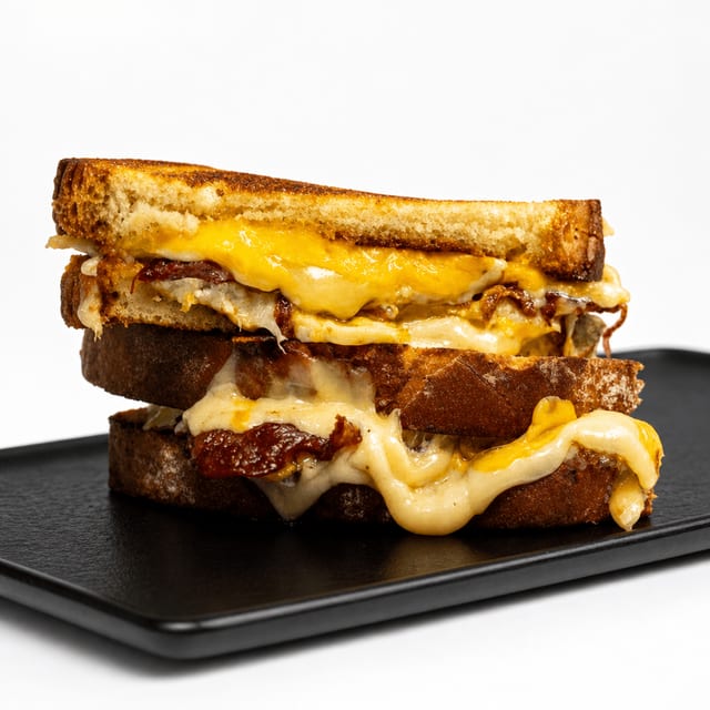 Beef Bacon Melt.