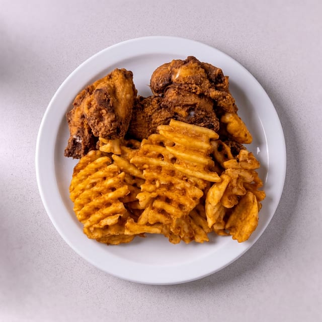 24 Pc Wings W.Fries.
